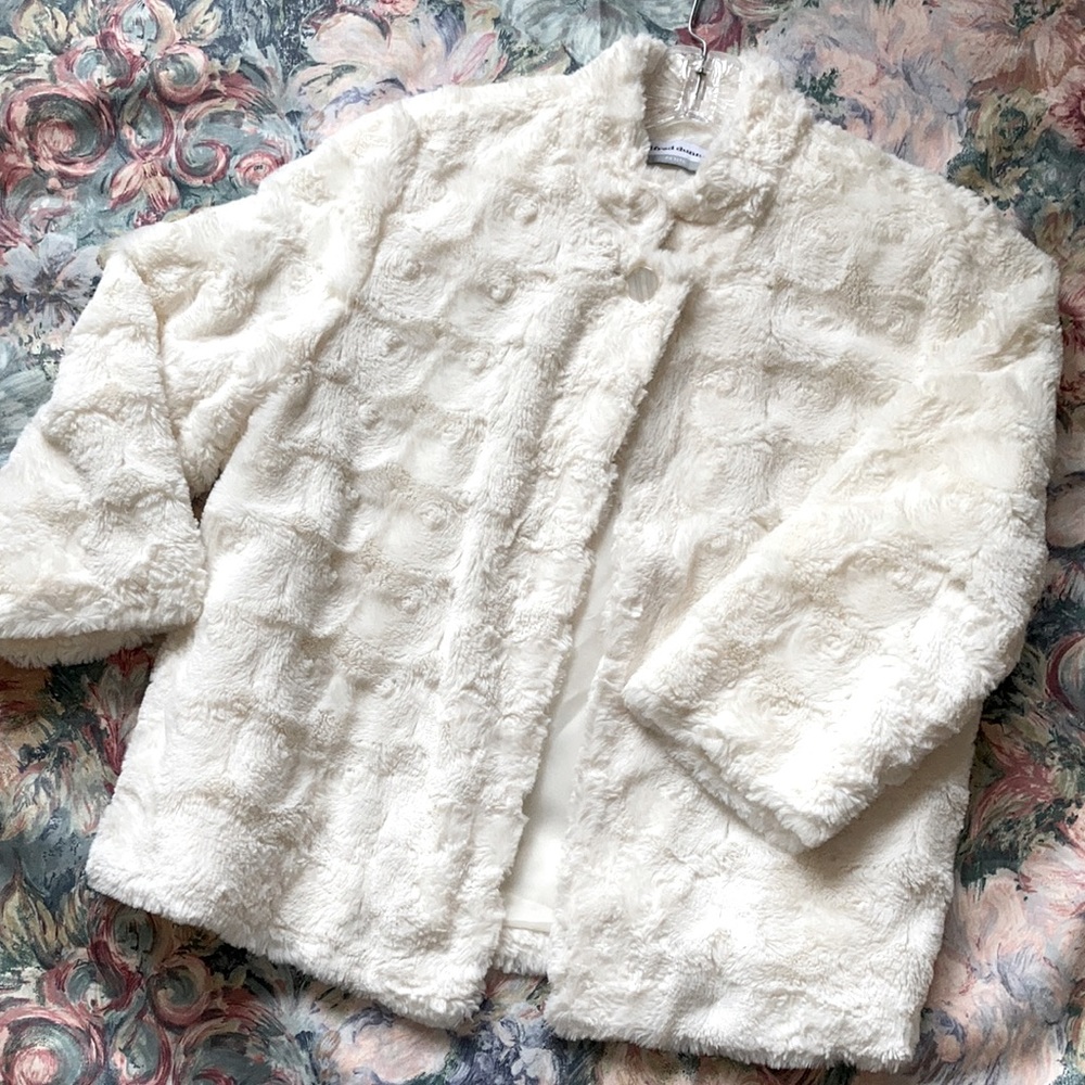 Cream dress coat